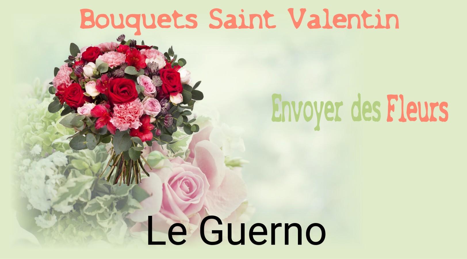 Roses de Saint-Valentin livrées à Le Guerno